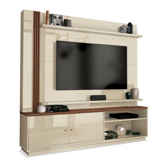 Estante Home Para TV 65 Polegadas Royal 1.8 EDN Off White/Naturale