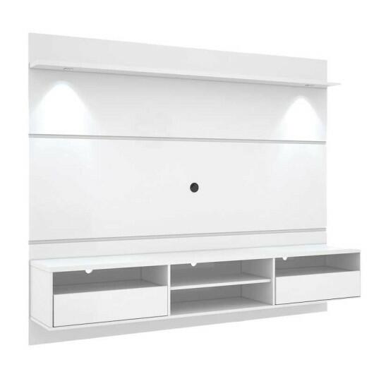 Painel Home Suspenso Para TV 60 Angra Mirarack Branco