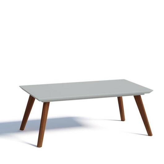 Mesa de Centro Sala Estar Retangular 91x52 Classic Imcal Branco
