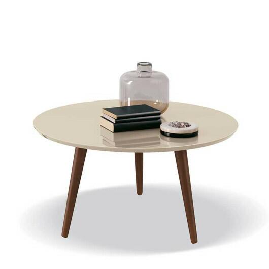 Mesa de Centro Retrô Grace EDN Off White