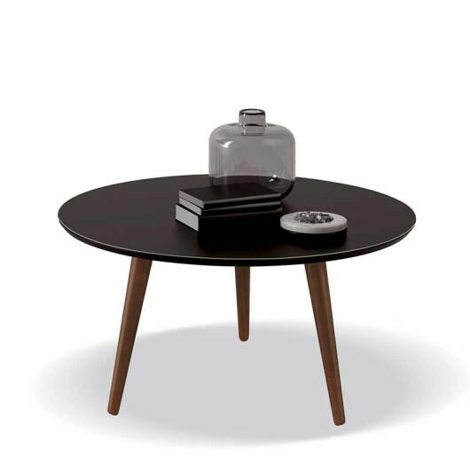 Mesa de Centro Retrô Grace EDN Preto
