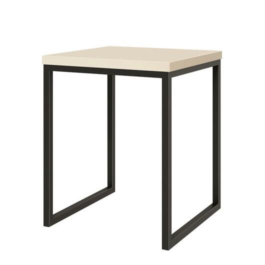 Mesa Lateral Para Sala 40x40 Iron EAX Móveis Off White