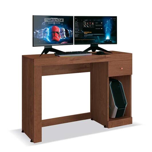 Mesa Gamer Para Computador Office Athena EDN Naturale Mesa Gamer Para Computador Office Athena EDN Naturale