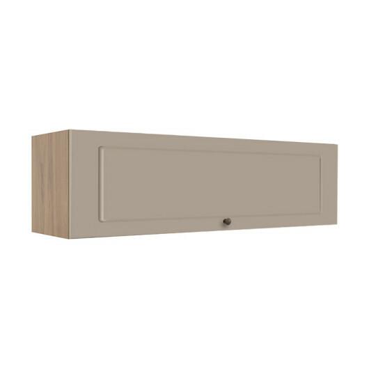 Módulo Armário Aéreo 120cm 1 Porta Basculante 100% MDF Cozinha Provence Robel Hanover/Fendi Matte