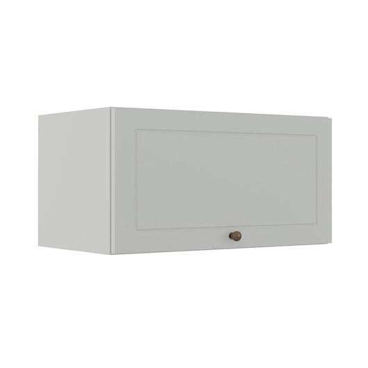 Módulo Armário Aéreo 70cm 1 Porta Basculante 100% MDF Cozinha Provence Robel Branco/Branco Matte
