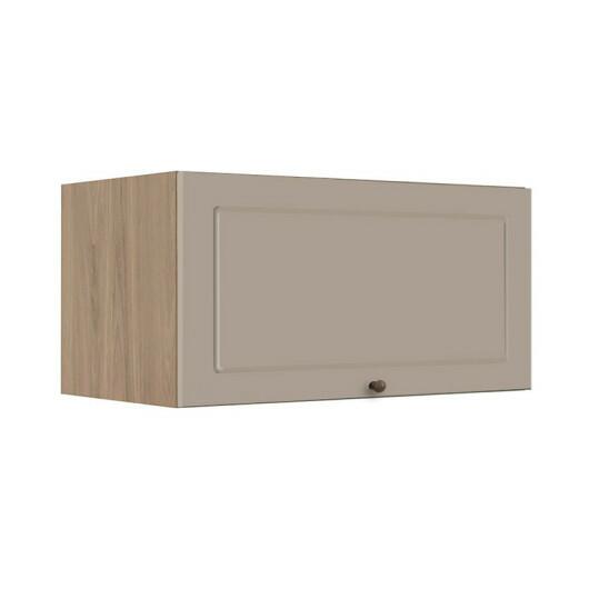 Módulo Armário Aéreo 70cm 1 Porta Basculante 100% MDF Cozinha Provence Robel Hanover/Fendi Matte
