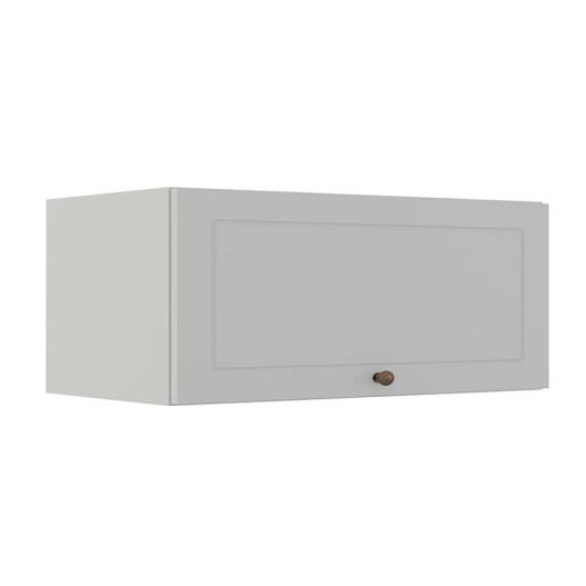 Módulo Armário Aéreo 80cm 1 Porta Basculante 100% MDF Cozinha Provence Robel Branco/Branco Matte