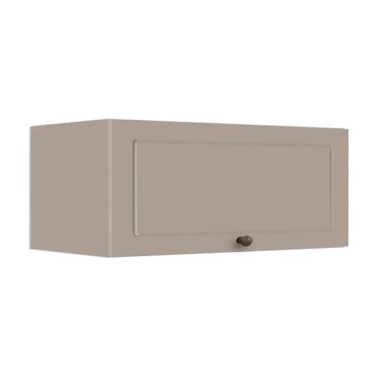 Módulo Armário Aéreo 80cm 1 Porta Basculante 100% MDF Cozinha Provence Robel Fendi/Fendi Matte