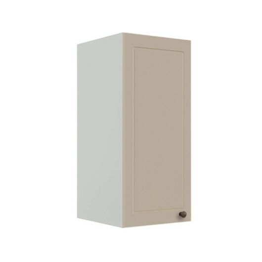 Módulo Armário Aéreo 68x30x34cm 1 Porta 100% MDF Cozinha Modulada Provence Robel Branco/Fendi Matte