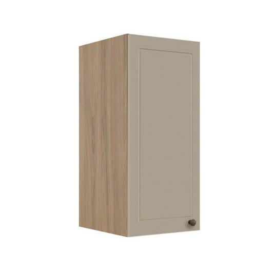 Módulo Armário Aéreo 68x30x34cm 1 Porta 100% MDF Cozinha Modulada Provence Robel Hanover/Fendi Matte