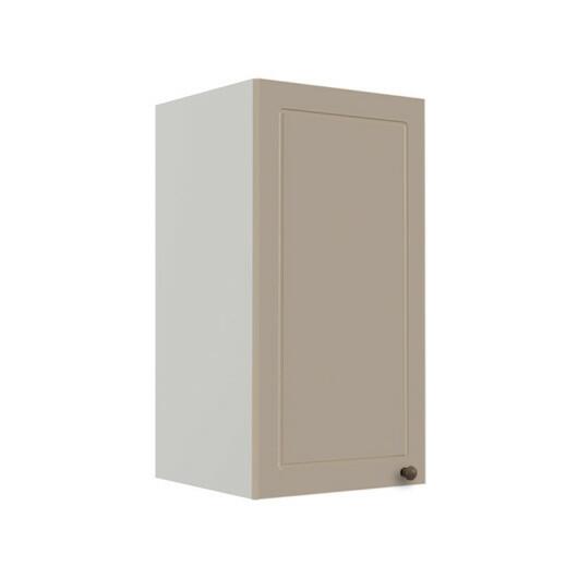 Módulo Armário Aéreo 68x35x34cm 1 Porta 100% MDF Cozinha Modulada Provence Robel Branco/Fendi Matte