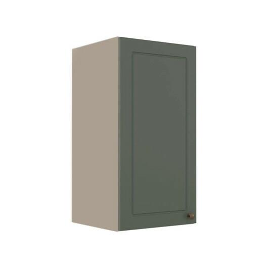 Módulo Armário Aéreo 68x35x34cm 1 Porta 100% MDF Cozinha Modulada Provence Robel Fendi/Salvia Matte