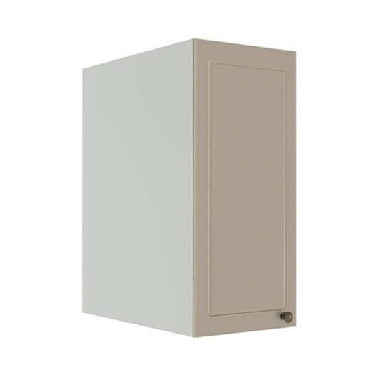 Módulo Armário Aéreo 68x35x56cm 1 Porta 100% MDF Cozinha Modulada Provence Robel Branco/Fendi Matte