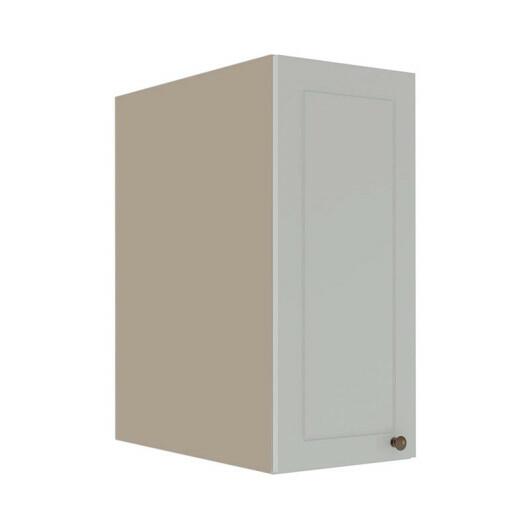 Módulo Armário Aéreo 68x35x56cm 1 Porta 100% MDF Cozinha Modulada Provence Robel Fendi/Branco Matte