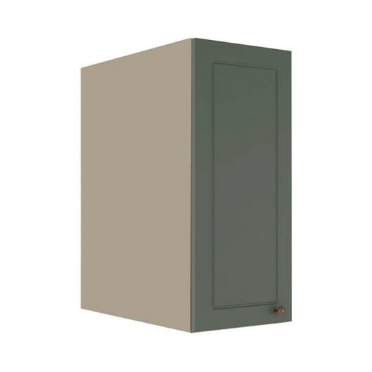 Módulo Armário Aéreo 68x35x56cm 1 Porta 100% MDF Cozinha Modulada Provence Robel Fendi/Sálvia Matte