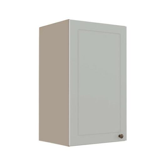 Módulo Armário Aéreo 68x40x34cm 1 Porta 100% MDF Cozinha Modulada Provence Robel Fendi/Branco Matte