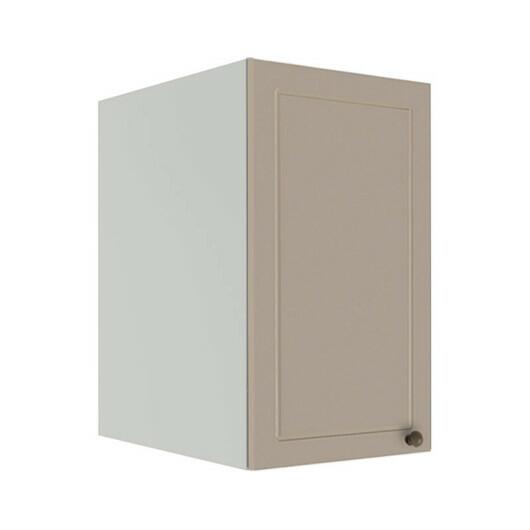 Módulo Armário Aéreo 68x40x56cm 1 Porta 100% MDF Cozinha Modulada Provence Robel Branco/Fendi Matte