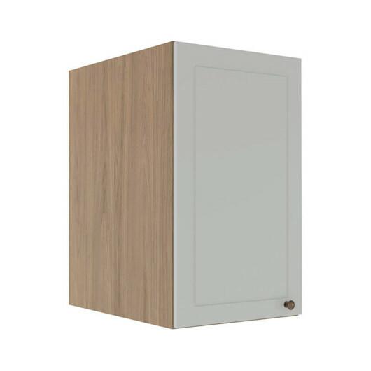 Módulo Armário Aéreo 68x40x56cm 1 Porta 100% MDF Cozinha Modulada Provence Robel Hanover/Branco Matte