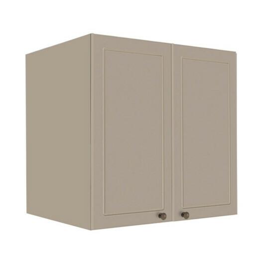 Módulo Armário Aéreo 68x70x56cm 2 Portas 100% MDF Cozinha Provence Robel Fendi/Fendi Matte