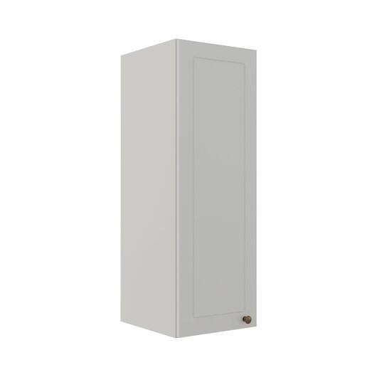 Módulo Armário Aéreo 88x30x34cm 1 Porta 100% MDF Cozinha Provence Robel Branco/Branco Matte