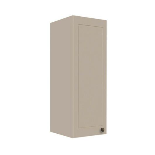 Módulo Armário Aéreo 88x30x34cm 1 Porta 100% MDF Cozinha Provence Robel Fendi/Fendi Matte