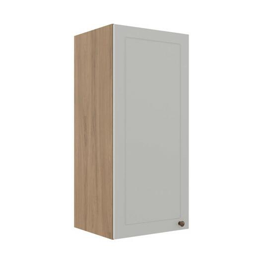 Módulo Armário Aéreo 88x40x34cm 1 Porta 100% MDF Cozinha Provence Robel Hanover/Branco Matte