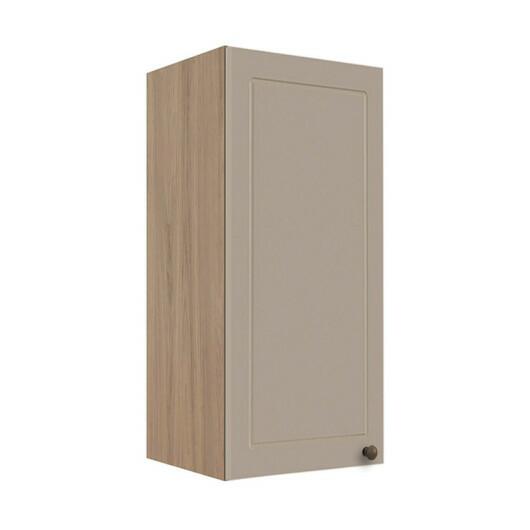 Módulo Armário Aéreo 88x40x34cm 1 Porta 100% MDF Cozinha Provence Robel Hanover/Fendi Matte