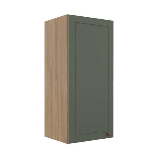 Módulo Armário Aéreo 88x40x34cm 1 Porta 100% MDF Cozinha Provence Robel Hanover/Salvia Matte