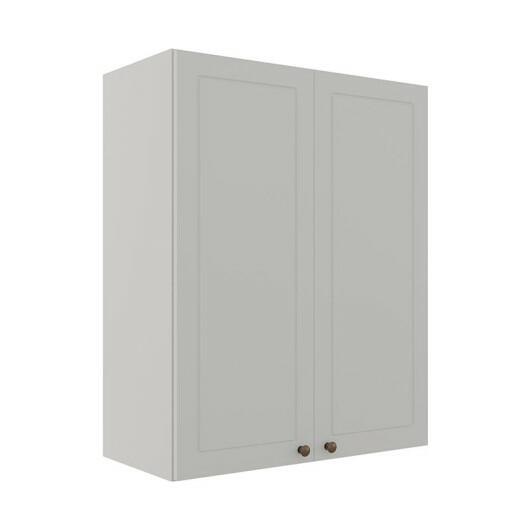 Módulo Armário Aéreo 88x70x34cm 2 Portas 100% MDF Cozinha Provence Robel Branco/Branco Matte