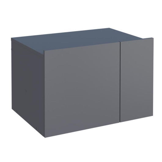 Módulo Suspenso Para Banheiro Porta e Gaveta 60x40x43cm Bliss 60 Cozimax Cinza