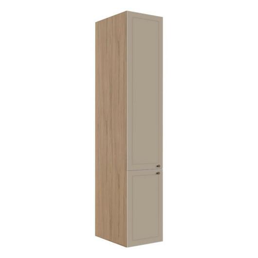 Módulo Paneleiro 208x40x56cm 2 Portas 100% MDF Cozinha Provence Robel Hanover/Fendi Matte