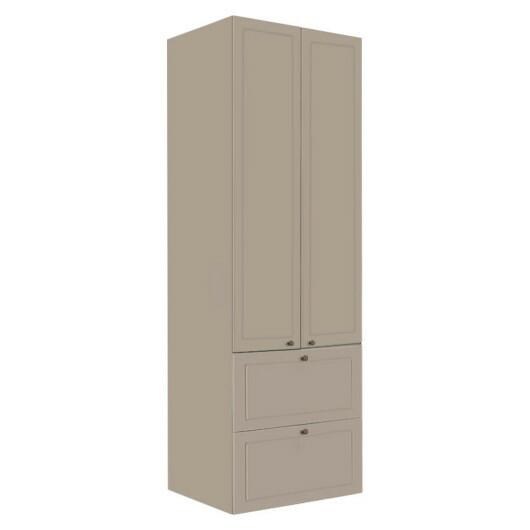 Módulo Paneleiro 172x70x56cm 2 Portas 2 Gavetas 100% MDF Cozinha Provence Robel Fendi/Fendi Matte