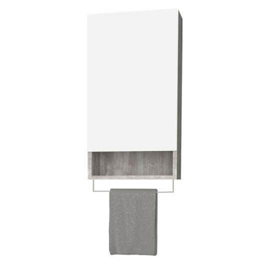 Módulo Vertical Porta Toalha Aimoré 30 Cozimax Branco/Calcare