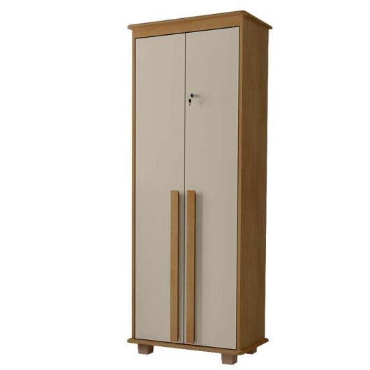 Organizador Multiuso 75cm 2 Portas México RV Móveis Cinamomo/Off White