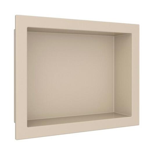 Nicho Para Banheiro 40x30x10 Mármore Sintético Cozimax Bege Liso