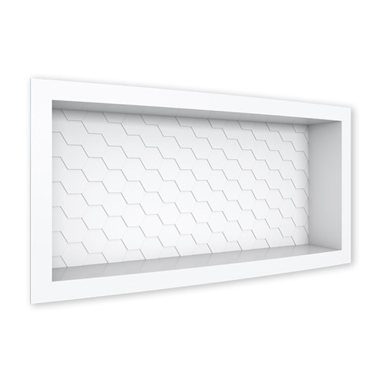 Nicho Parede Para Banheiro 60x27x9cm Termoplástico Cozimax Branco
