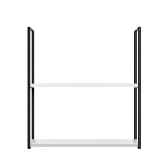 Módulo Nicho Metal 68x60x33cm 2 Prateleiras Cozinha Modulada Robel Branco