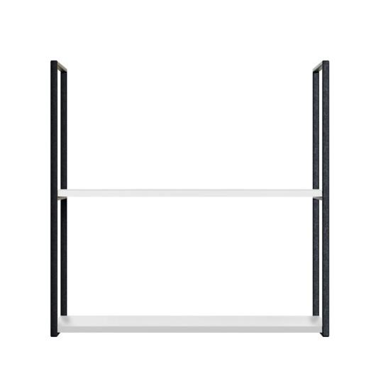 Módulo Nicho Metal 68x70x33cm 2 Prateleiras Cozinha Modulada Robel Branco