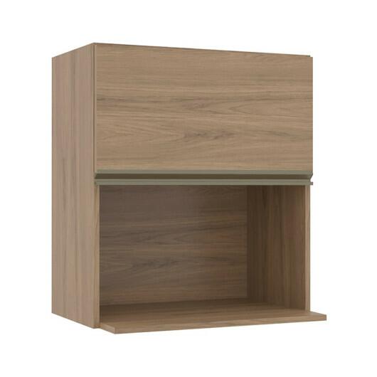 Módulo Armário Aéreo Nicho Micro-Ondas 68x60 100% MDF Cozinha Modulada Gold Robel Hanover/Hanover