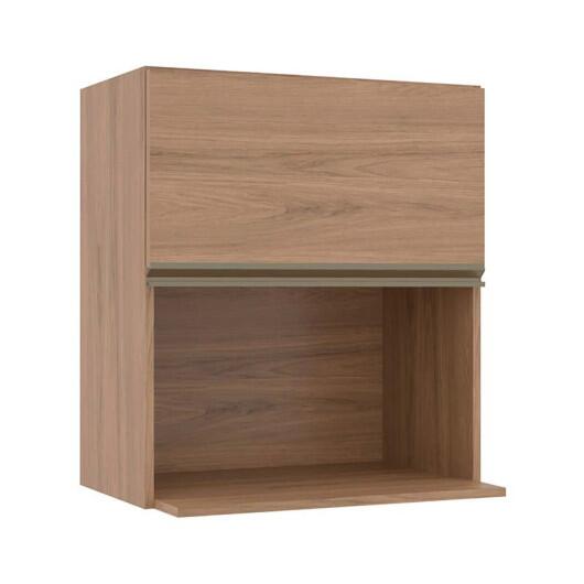 Módulo Armário Aéreo Nicho Micro-Ondas 68x60x43cm 100% MDF Cozinha Modulada Gold J Robel Hanover/Hanover