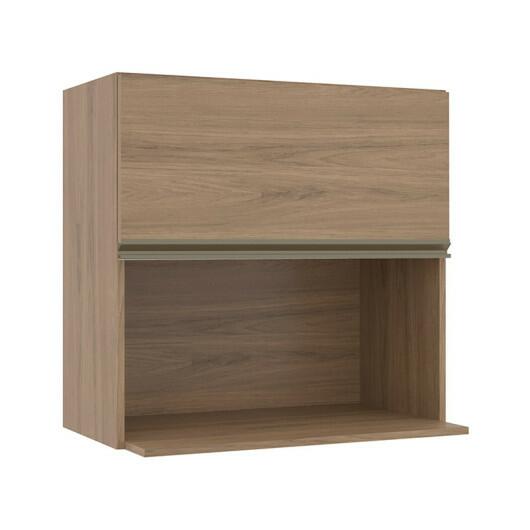 Módulo Armário Aéreo Nicho Micro-Omdas 68x70 100% MDF Cozinha Modulada Gold Robel Hanover/Hanover