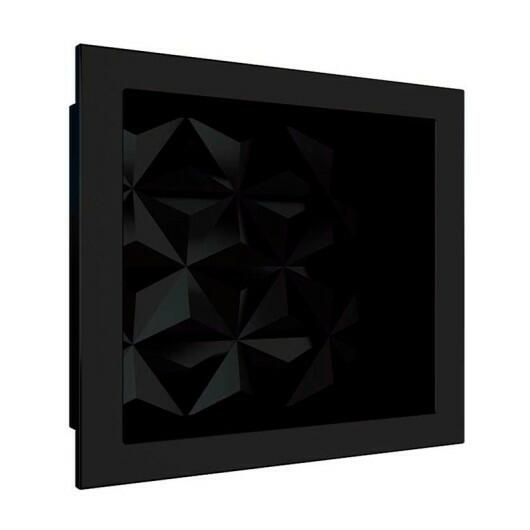 Nicho Para Banheiro 40x30X10 Mármore Sintético Cozimax Preto Textura