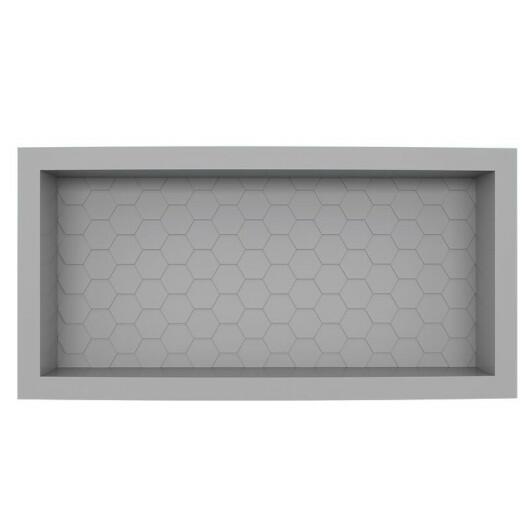Nicho Para Banheiro 60x27x9.5 Termoplástico Cozimax Cinza