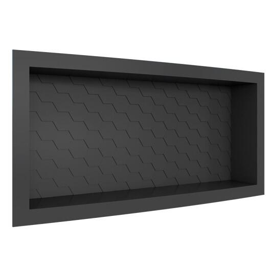 Nicho Para Banheiro 60x27x9.5 Termoplástico Cozimax Preto