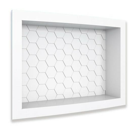 Nicho Para Banheiro 40x27x9.5 Termoplástico Cozimax Branco