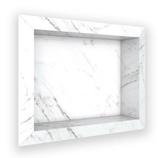 Nicho Para Banheiro 40x30X10 Porcelanato Polido Diamante Cozimax Branco
