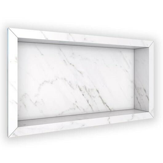 Nicho Para Banheiro 60x30x10 Porcelanato Polido Tradicional Cozimax Branco