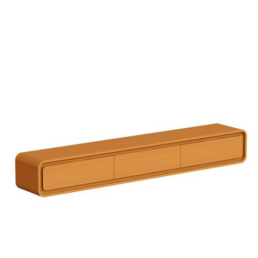 Nicho Rack Suspenso 180cm Cantos Arredondados Liv EDN Cedro