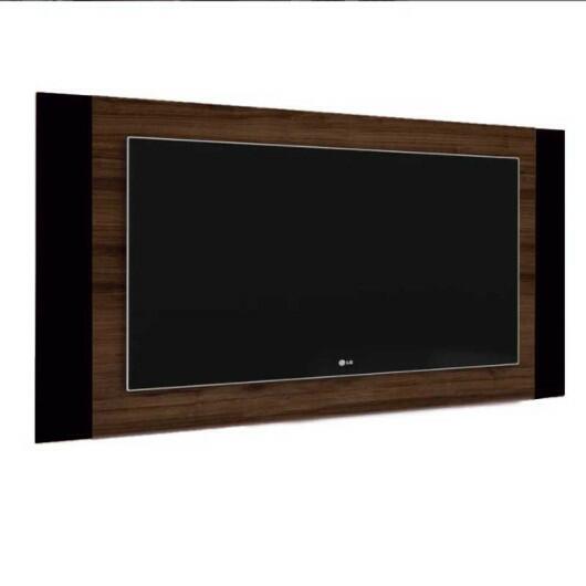 Painel Para TV Extensivo 1.40 a 1.80 Duetto Imcal Imbuia/Preto