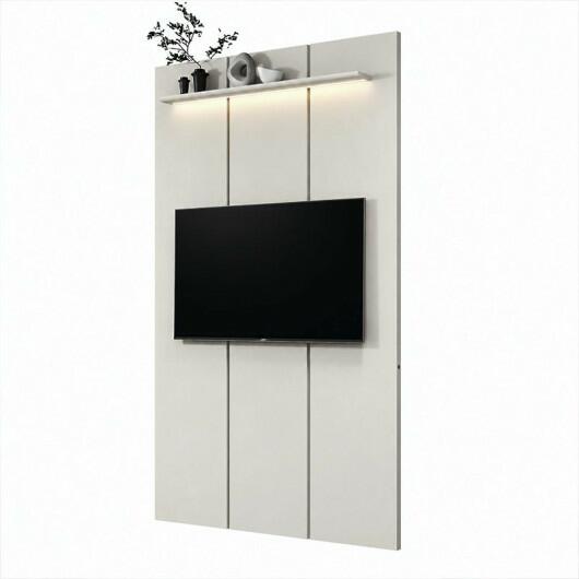 Painel Ripado Para TV até 50¨ LED 135cm Estone 1.4 EDN Off White